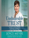 Cover image for Unshakeable Trust